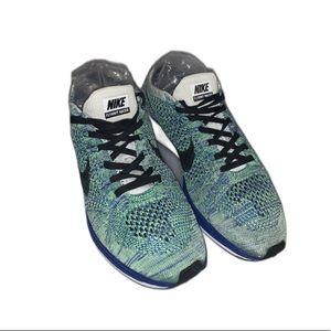 Nike Green/Royal-Blue Flyknit Racer